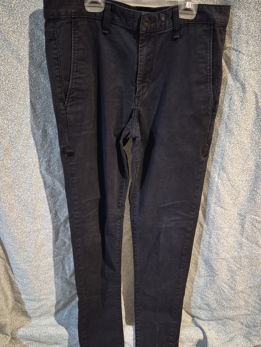 Mens Rag And BONE Size 3,2 Slim Black Stretch Pants